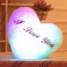 Herzförmiges Kissen z - ICH LIEBE DICH - LED-Leuchten