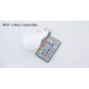 LED RGB magic bulb - 16 changing colors - with IR remote control - E27 - 5W - 7WE27