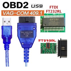 VAG COM VAG409.1 KKL - USB-diagnosekabel - OBD2 OBDIIDiagnose