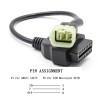 OBD2 16 pin to 3 Pin / 6 Pin - cable for KTM - adapter for motorcycle - ECU software tuningDiagnosis