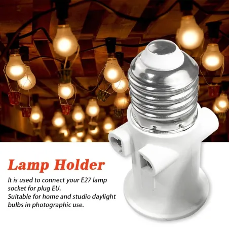 E27 fitting - met EU fitting - lamphouder - adapterVerlichtingsarmaturen