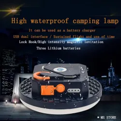 Draagbare magnetische LED lamp - campinglamp - hanglantaarn - waterdichtVerlichting