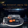 Portable magnetic LED lamp - camping light - hanging lantern - waterproofLights & lighting