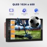 Android 10 QLED Autoradio - 8GB-128GB - Bluetooth - AI - 8 Core - CarPlay - 4G