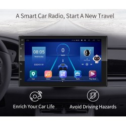 Android 10 QLED autoradio - 8GB-128GB - Bluetooth - AI - 8 core - CarPlay - 4GDin 2