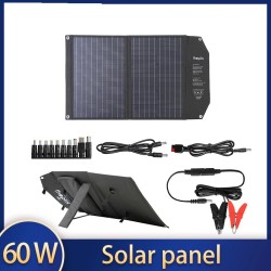 Solarpanel – Solarladegerät – dualer Ausgang – faltbar – 60 W – Bausatz