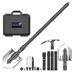Multifunctionele opvouwbare schep - tuin / survival / camping tool - 76cmSurvival gereedschap