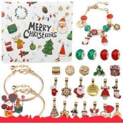 Weihnachts-Adventskalender – mit Schmuck – Armbandherstellungsset – Ohrringe