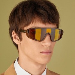 Schildvizier uit één stuk - oversized montuur - zonnebril - sports google - winddicht - UV400Zonnebrillen