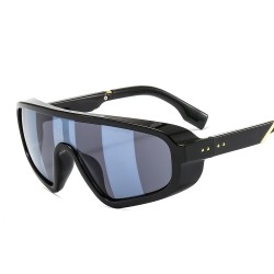 Schildvizier uit één stuk - oversized montuur - zonnebril - sports google - winddicht - UV400Zonnebrillen
