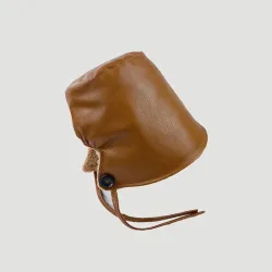 Hoed in emmerstijl - warme leren winterhoed - Koreaanse stijlPetten & Hoeden