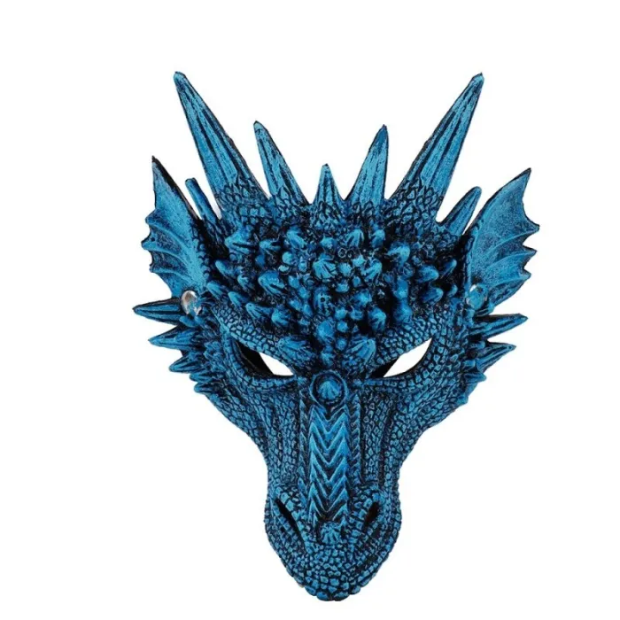 Halloween-masker - 3D-drakengezichtMaskers