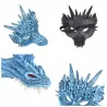 Halloween-masker - 3D-drakengezichtMaskers