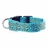 LED-Hundehalsband - Safety Night Walk - bunter Leoparden-Print