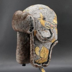 Militärische warme Wintermütze - mit Ohrenschutz - Wolle / dickes Fell - russische Uschanka