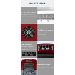 Mini automatische elektrische ijsmachine - ijsblokjesmaker - 15 kg/24H - 220VBar producten