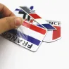 3D aluminum car sticker - French flagStickers