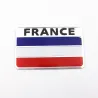 3D aluminium autosticker - Franse vlagStickers