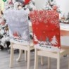 Stuhlhusse mit Nikolausmütze - Weihnachtsdekoration