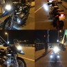 Motorcycle LED headlight - 3000LM CREE Chip U5 - 3 modes - fog lamp - waterproof - 2 piecesLED