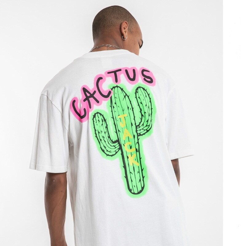 Stylisches T-Shirt mit kurzen Ärmeln - Cactus Jack-Print