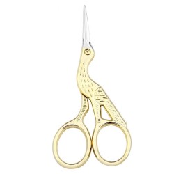Stainless steel scissors - stork shape
