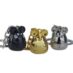 Mini metalen muis - sleutelhangerSleutelhangers