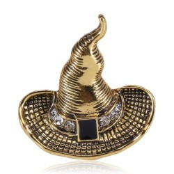 Metal witch hat - Halloween broochBroches