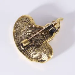 Metal witch hat - Halloween broochBrooches