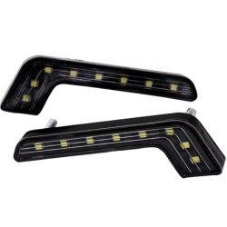 Car L-type DRL lights - super bright - on/off function - waterproof - LED - 2 piecesDagrijverlichting (DRL)