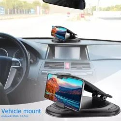 Universele autotelefoonhouder - dashboardstandaard - draaibaar - plakkerige basisHouders