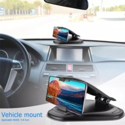 Universal car phone holder - dashboard stand - rotatable - sticky baseHouders