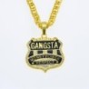 Gangsta - gouden ketting in rapstijlKettingen