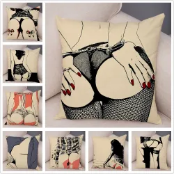 Sierkussenhoes - sexy girl - 45 * 45 cmKussenslopen