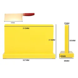 Dubbelzijdige magnetische standaard - messenhouderKeukenmessen