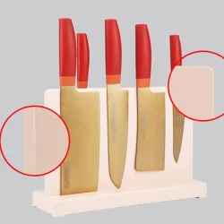 Double sided magnetic stand - knives holderKitchen knives