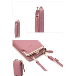 Kleine crossbody tas - portemonnee / telefoonhouder - met ritsTassen