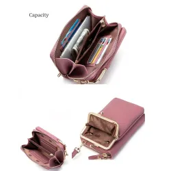 Kleine crossbody tas - portemonnee / telefoonhouder - met ritsTassen