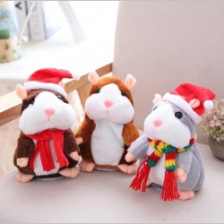 Kerst pratende hamster - knuffelKnuffels
