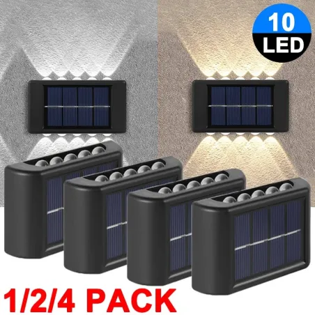 LED solar light - buiten wandlamp - waterdicht - up/down lightSolar verlichting