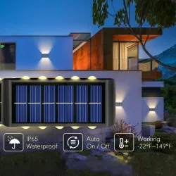 LED solar light - buiten wandlamp - waterdicht - up/down lightSolar verlichting