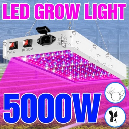 LED Pflanzenlampe - Vollspektrum - wasserdicht - 4000W - 5000W