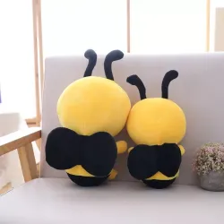 Gele bij - knuffel - kussenKnuffels