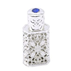 Retro metal perfume bottle - with crystal - Arabic style - 3mlPerfume