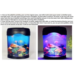 Mini jellyfish aquarium - night lampLights & lighting
