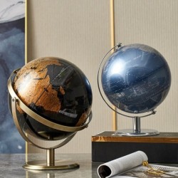 Rotatable world globe - figurine - home decorationStatues & Sculptures