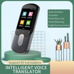 Intelligenter Übersetzer - sofortiges Scannen von Sprache / Foto - Touchscreen - WiFi - mehrsprachig - grau