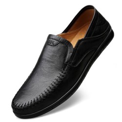Klassischer Herren-Loafer - zum Hineinschlüpfen - echtes Leder