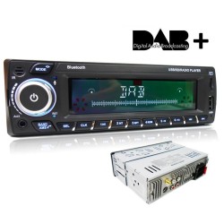1 Din Autoradio - DAB plus - Fernbedienung - Bluetooth - Freisprecheinrichtung - ISO - TF - USB - Aux
