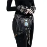 Schouder / been / heuptas - steampunk - gothic - retro stijl - leerTassen